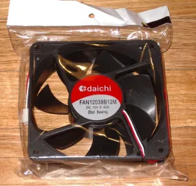 120mm x 38mm Case, Power Supply Cooling Fan - Part # FAN12038B12