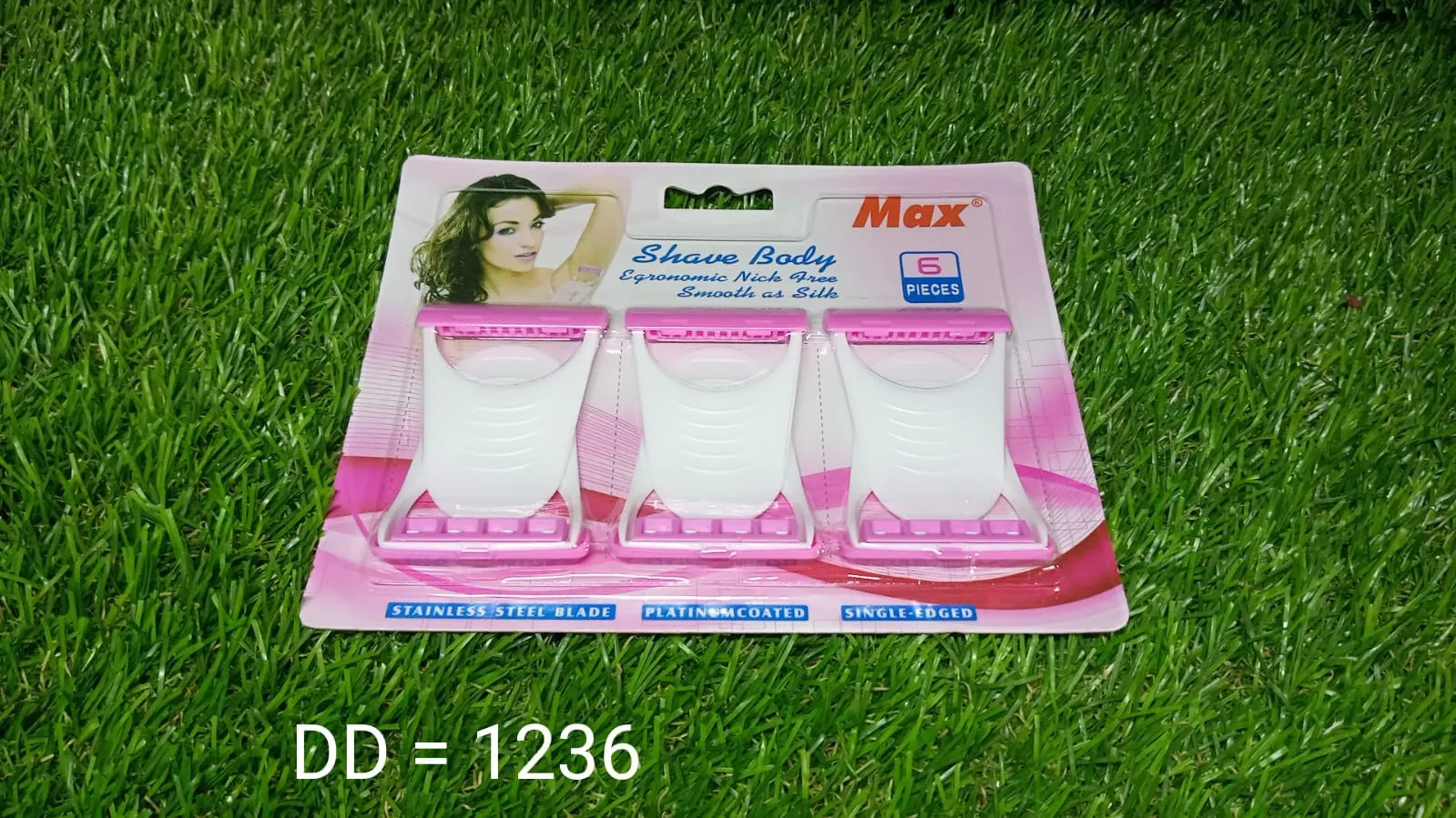 1236 Disposable Body Skin Hair Removal Razor for Women  Pack of 6