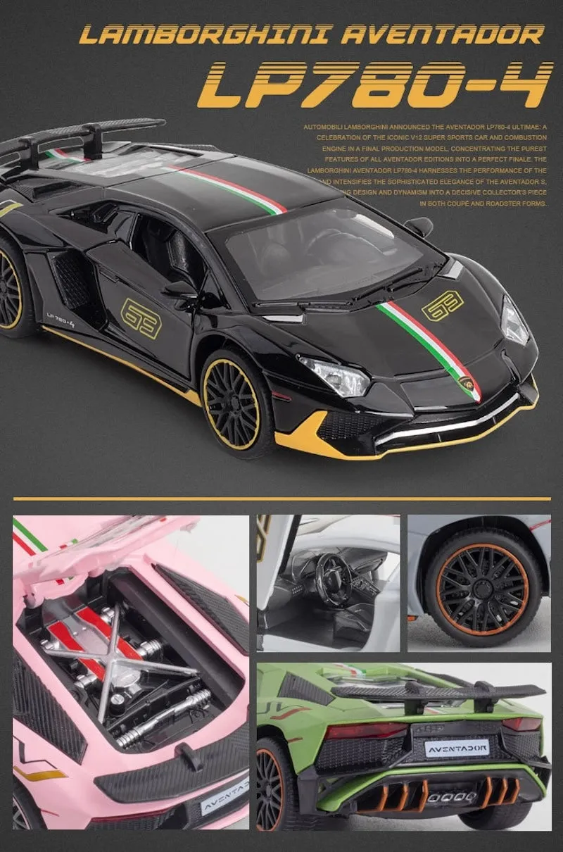 1:32 Lamborghini 2022 Aventador LP780-4 SVJ