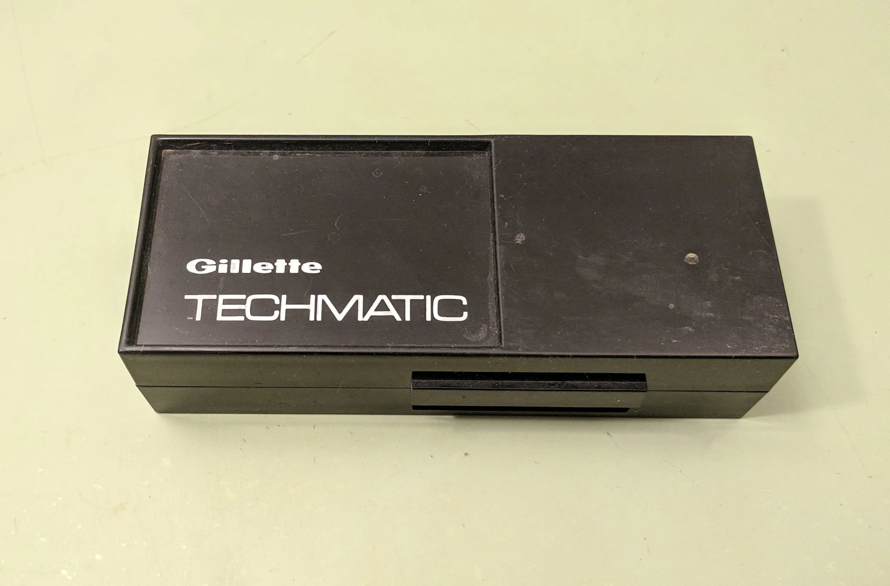 1968 Gillette * Techmatic Safety Razor With Original Case F*S