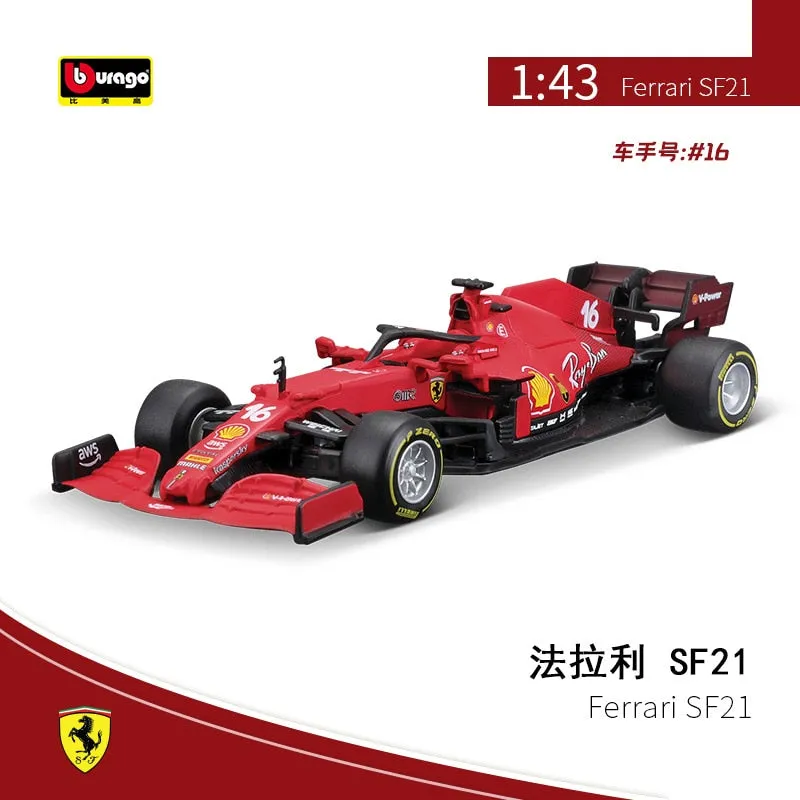 2022 Bburago RB18 Diecast 1:43 Car Red Bull Racing F1 Car Infiniti Racing Model Alloy Toy Formulaed One Car Collection Kid Gift