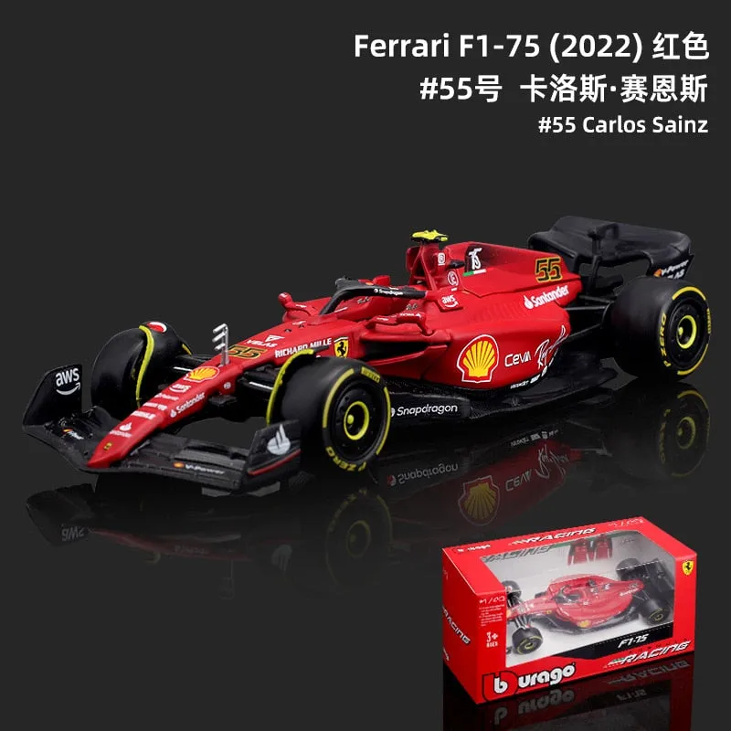 2022 Bburago RB18 Diecast 1:43 Car Red Bull Racing F1 Car Infiniti Racing Model Alloy Toy Formulaed One Car Collection Kid Gift