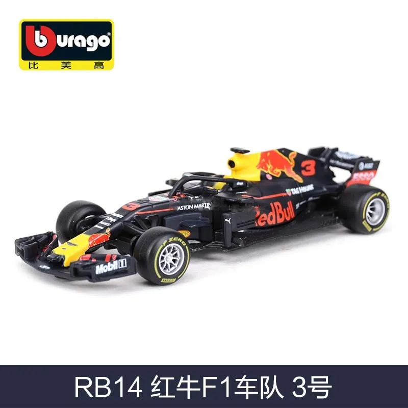 2022 Bburago RB18 Diecast 1:43 Car Red Bull Racing F1 Car Infiniti Racing Model Alloy Toy Formulaed One Car Collection Kid Gift