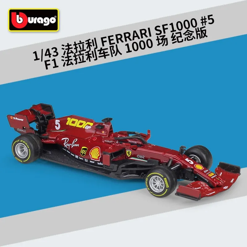 2022 Bburago RB18 Diecast 1:43 Car Red Bull Racing F1 Car Infiniti Racing Model Alloy Toy Formulaed One Car Collection Kid Gift