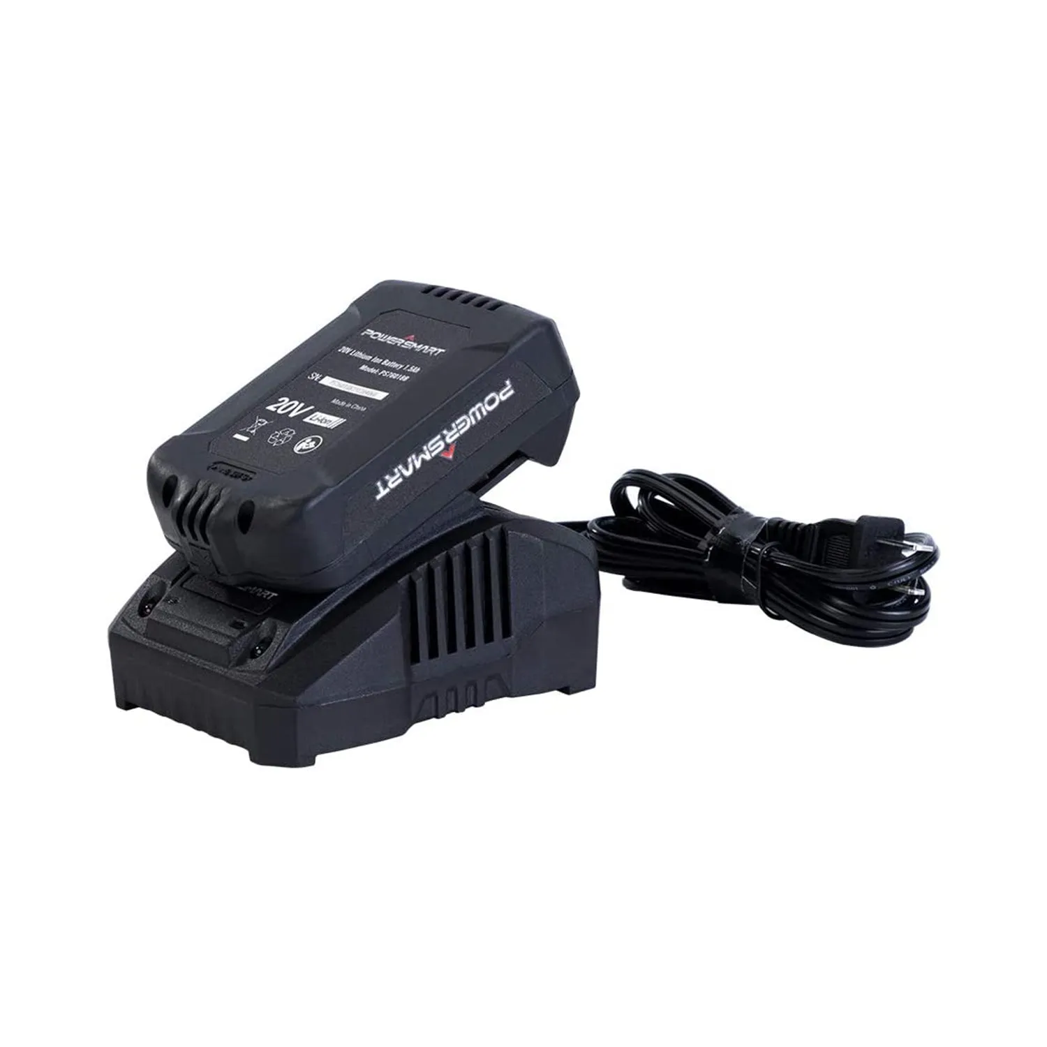 20V Lithium Battery Charger: Fit All 20V Battery Tools of PowerSmart Family