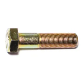 3/4"-16 x 3" Zinc Plated Grade 8 Steel Fine Thread Hex Cap Screws