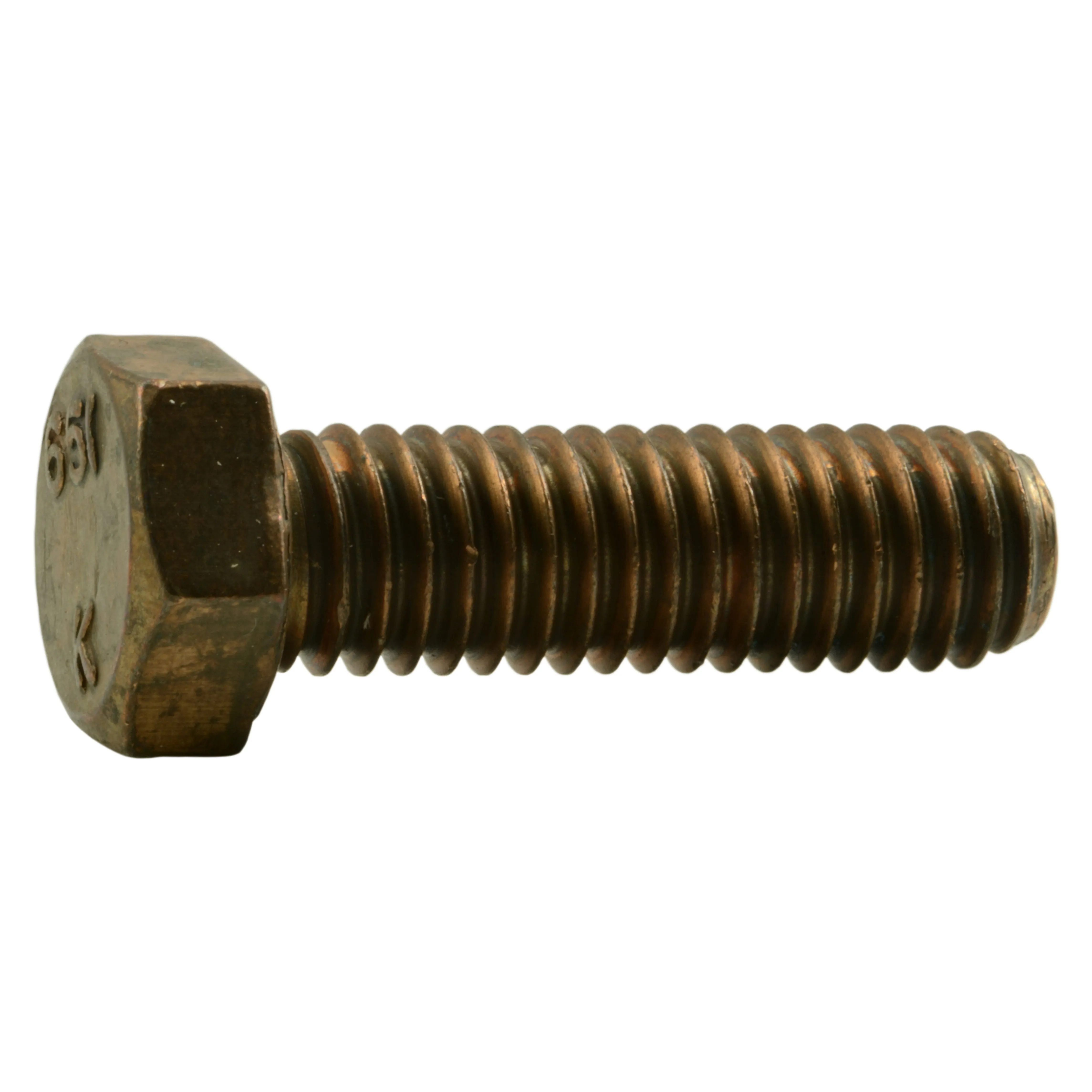 3/8"-16 x 1-1/4" Silicon Bronze Coarse Thread Hex Cap Screws (5 pcs.)