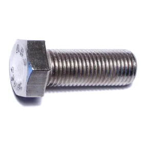 3/8"-24 x 1" 18-8 Stainless Hex Cap Screws (8 pcs.)