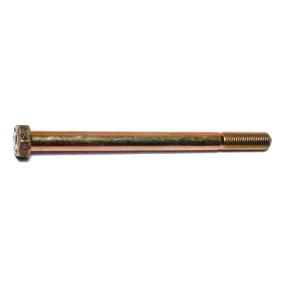 3/8"-24 x 5" Zinc Plated Grade 8 Hex Cap Screws (25 pcs)