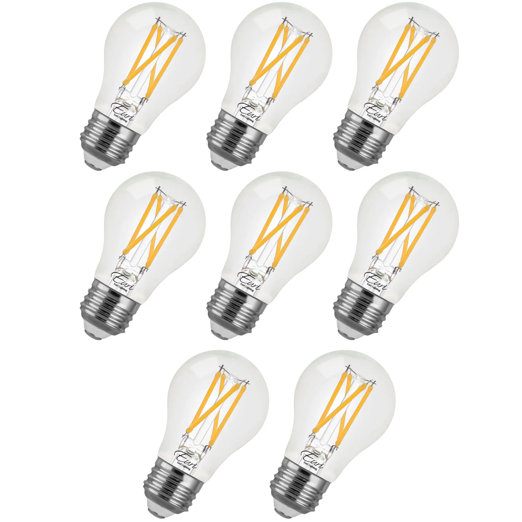 40-Watt Equivalent A15 E26 Antique Retro Filament Light Bulbs