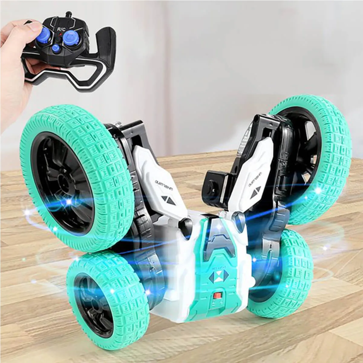 4WD RC Car Spin Stunt Car 360 Degree Rotating Remote Control Car Double Sided Flips Vehicles