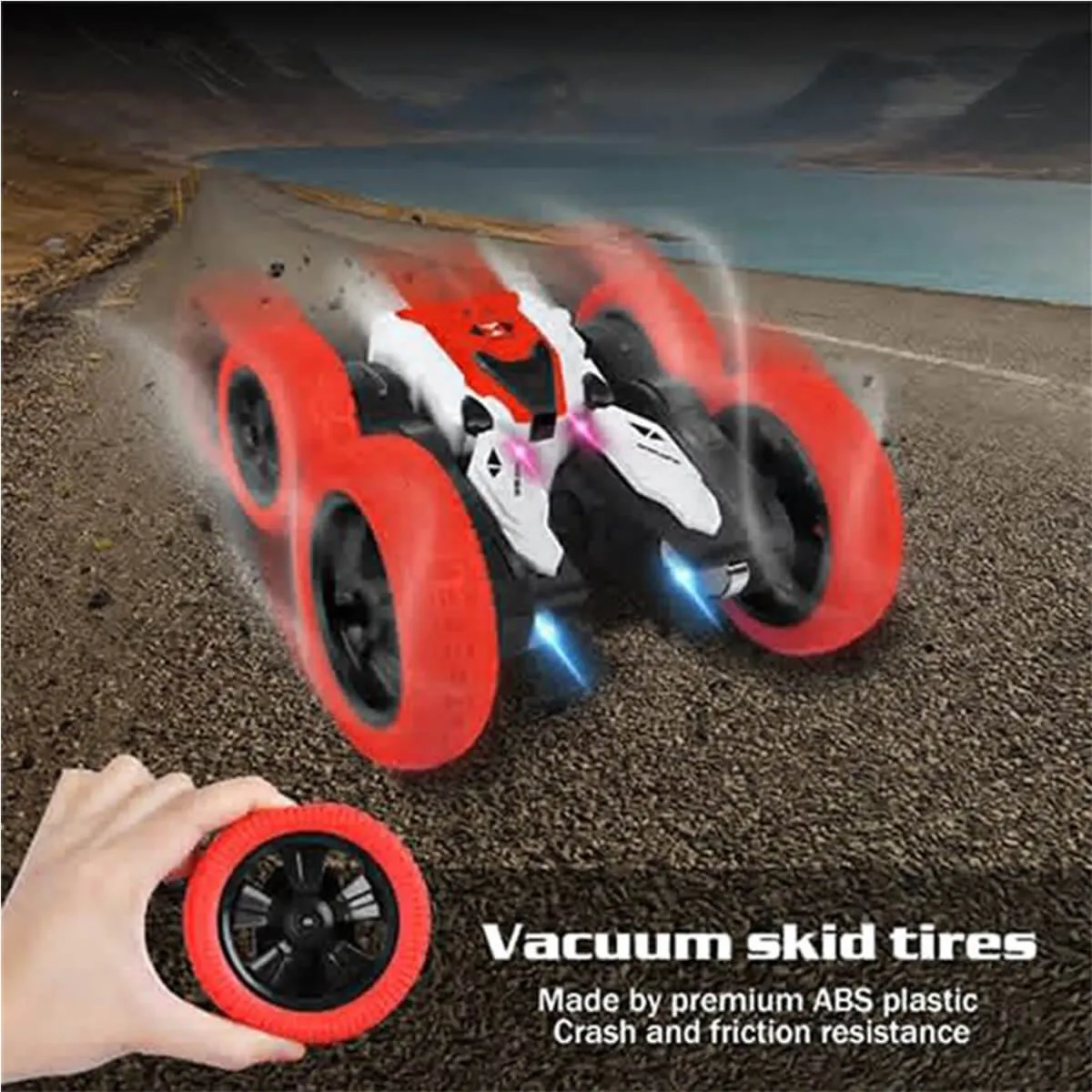 4WD RC Car Spin Stunt Car 360 Degree Rotating Remote Control Car Double Sided Flips Vehicles