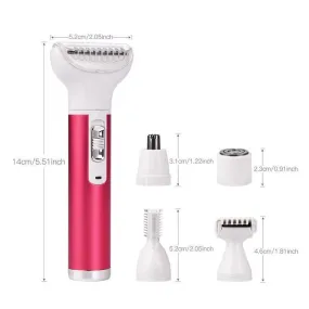 5 in 1 Women Epilator Female Eyebrow Trimmer Lady Shaver For Hair