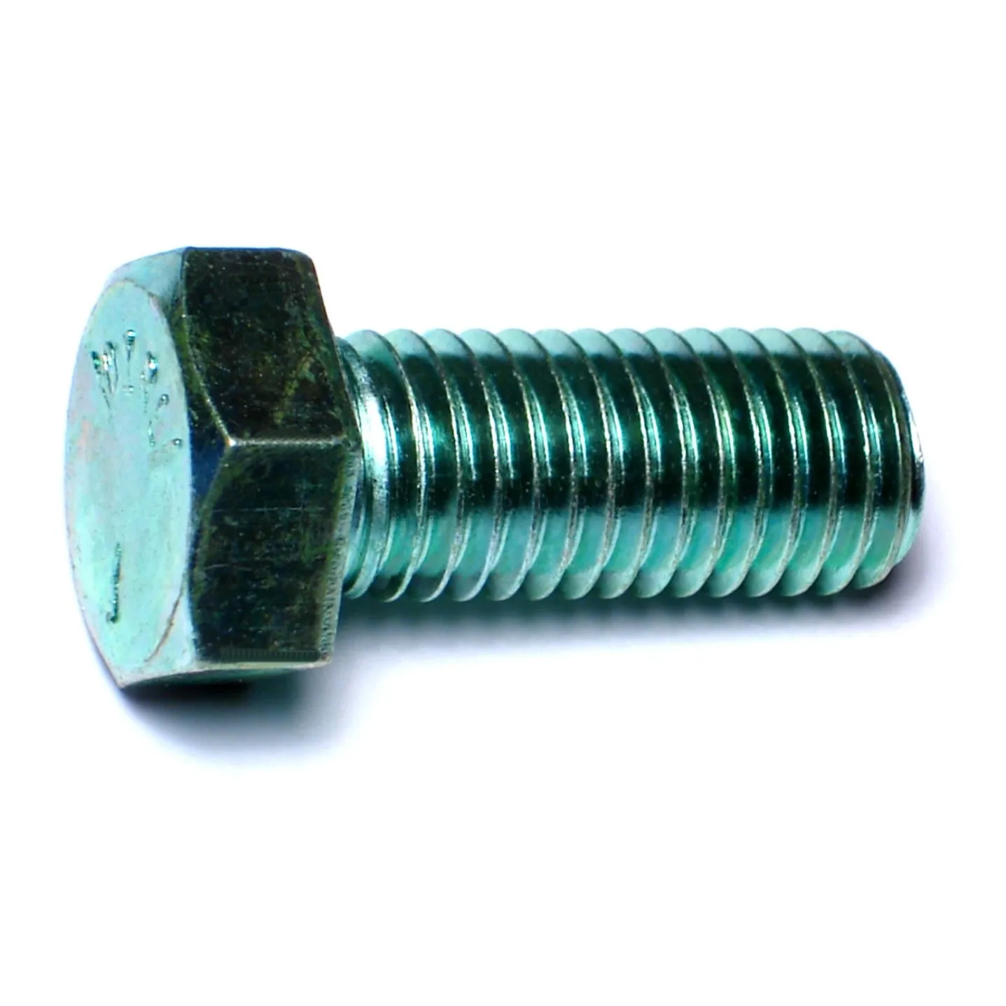 5/8"-11 x 1-1/2" Green Rinsed Zinc Grade 5 Hex Cap Screws (56 pcs.)