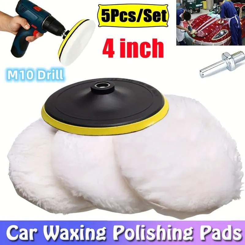 5pcs Car Polishing Wheel Pad Kit for Car Paint Care