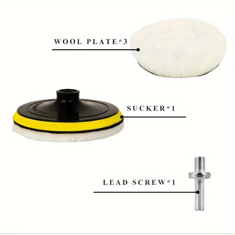 5pcs Car Polishing Wheel Pad Kit for Car Paint Care