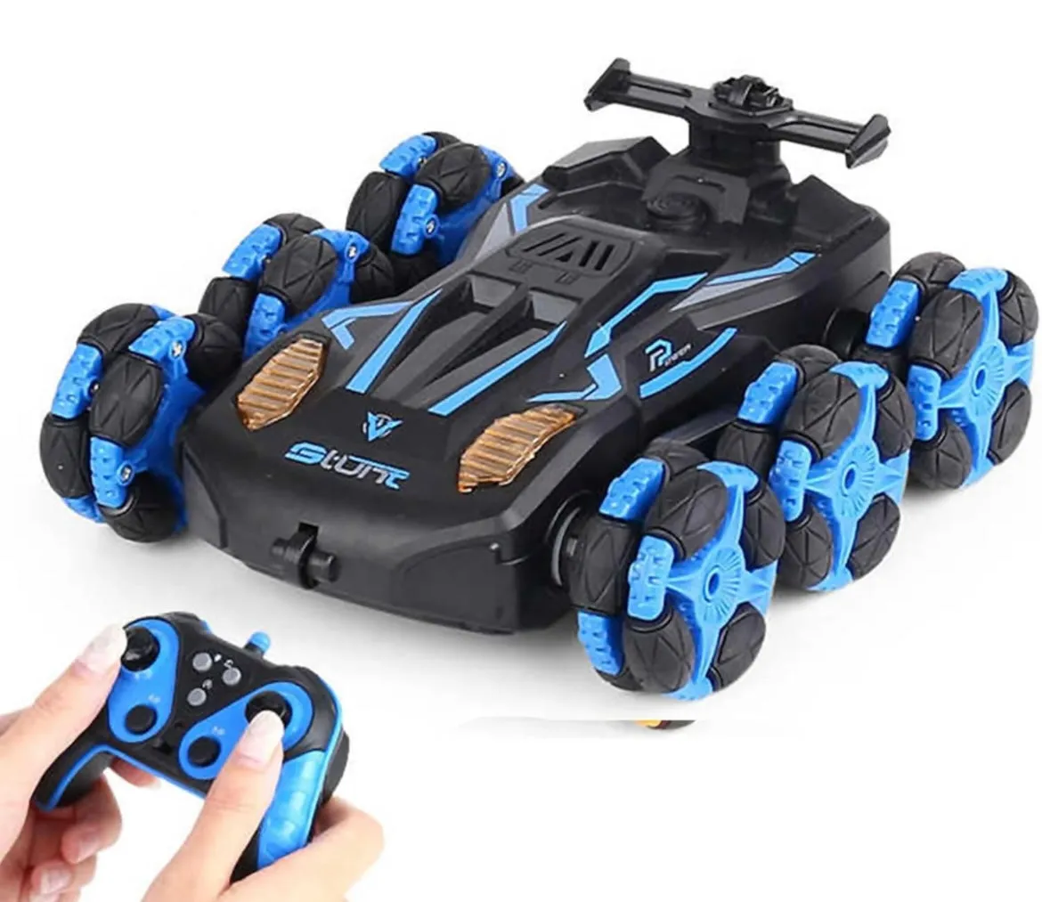 6 Wheels 360°Rotating Remote Control Rechargeable Stunt Car