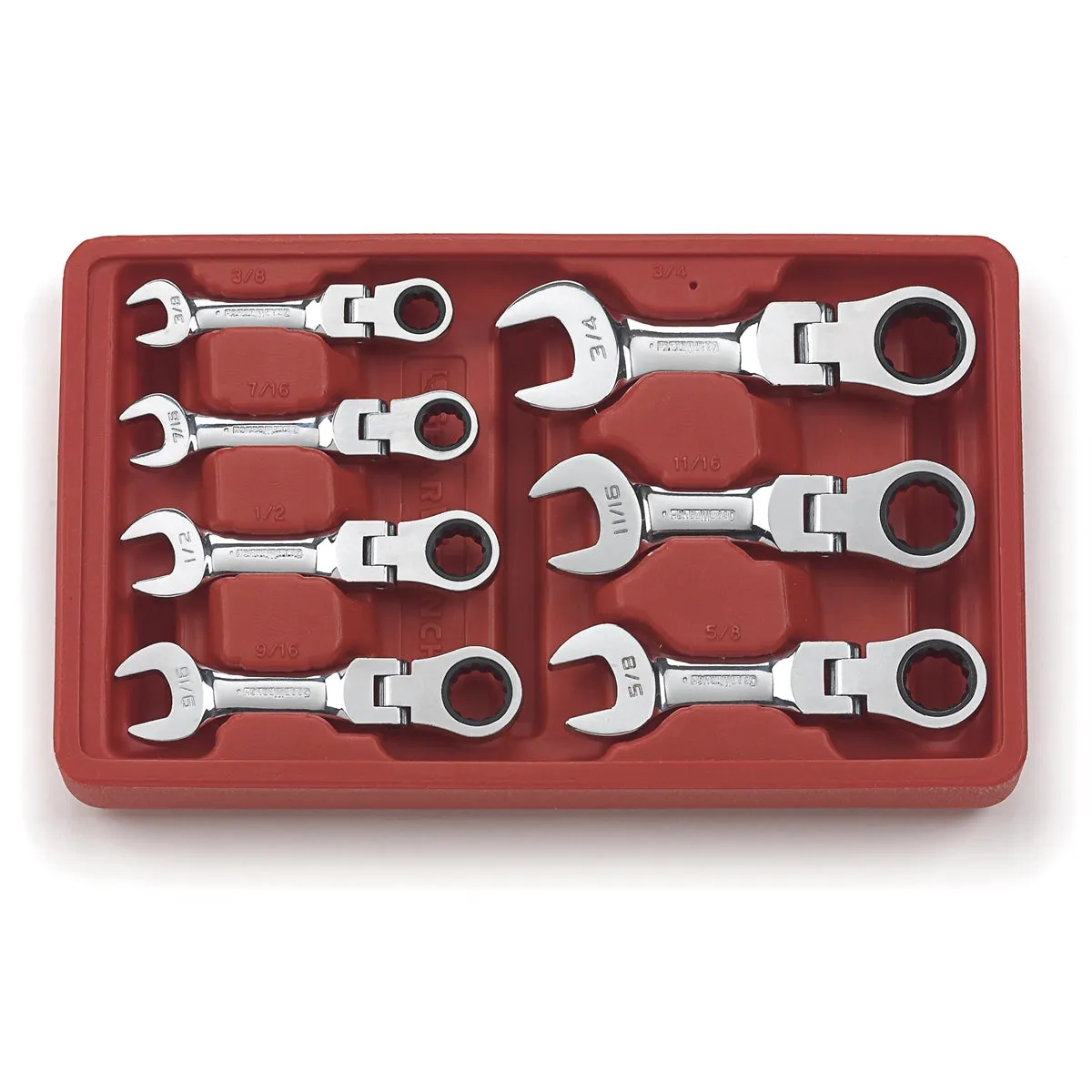 7 Piece SAE Stubby Flex GearWrench Set KDT9570