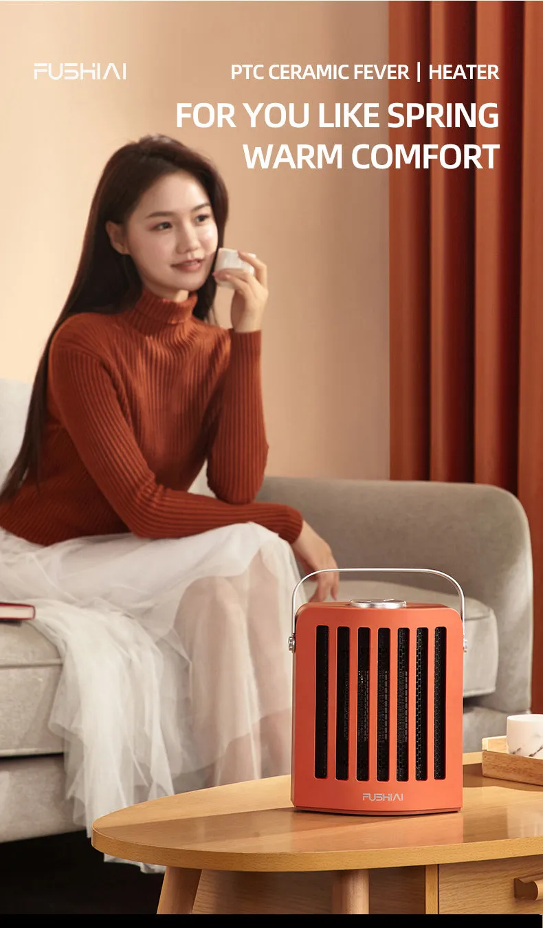 950W Third Gear Desktop Portable Home Ceramic Heating Electric Room PTC Fan Heater