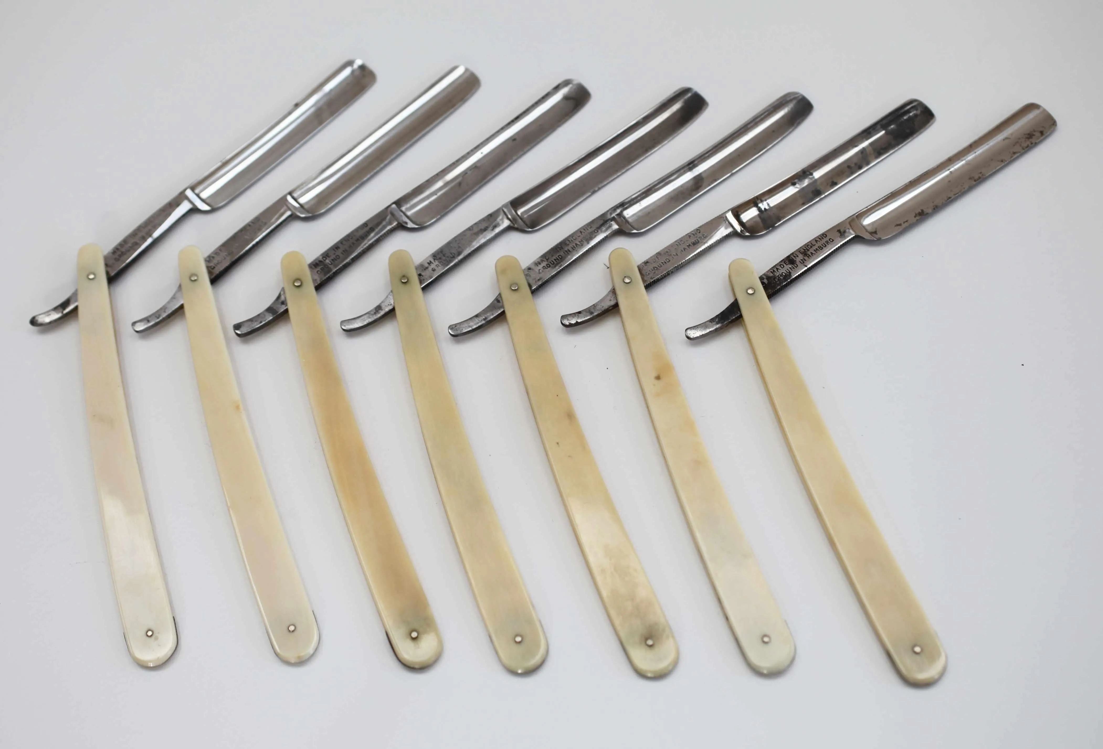 Art Deco Period Dorfwych Seven Day Razor Set by JH Browne of The Waldorf Hotel