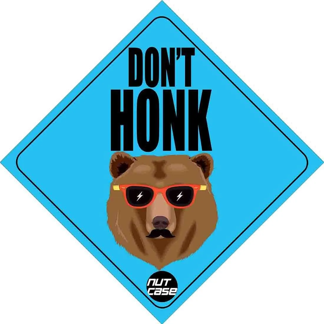 Automobile Cool Vehicle Stickers - Don't Honk