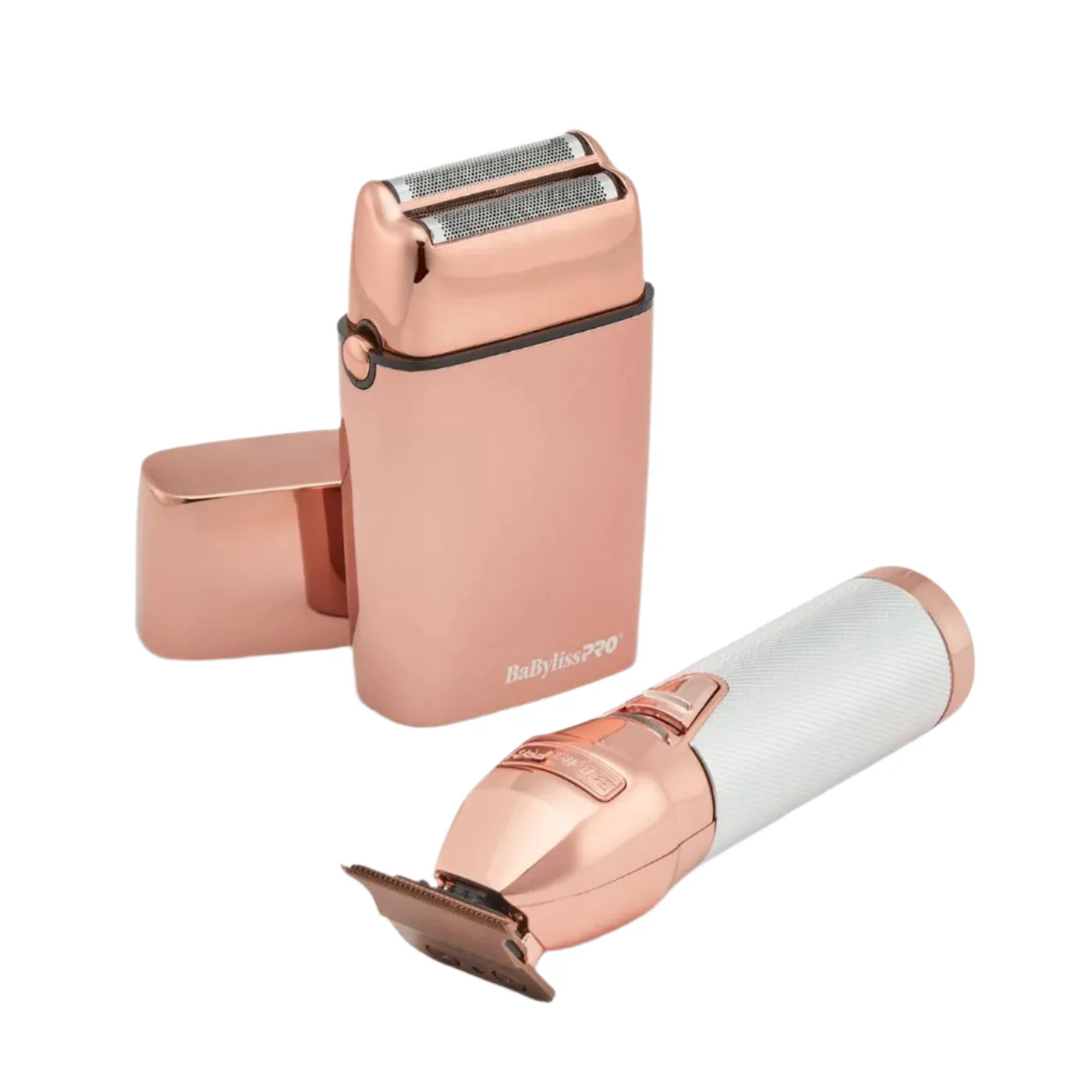 BABYLISSPRO LIMITEDFX ROSE GOLD TRIMMER & DOUBLE FOIL SHAVER COMBO