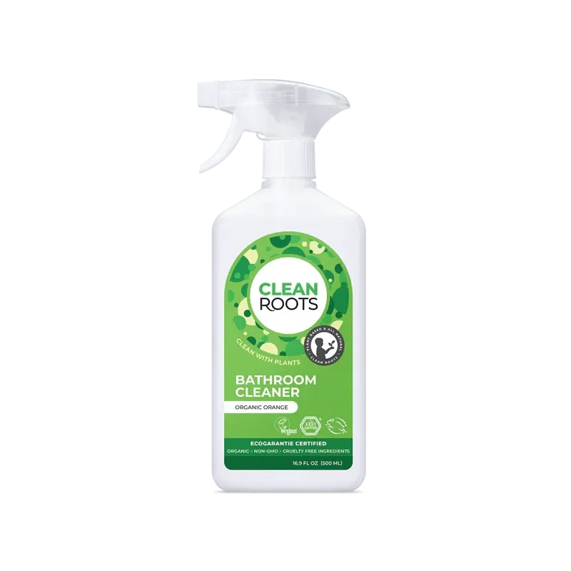 Bathroom Cleaner 500mL/16.9 Fl. Oz. Spray (Plant-Based All Natural Organic Orange)