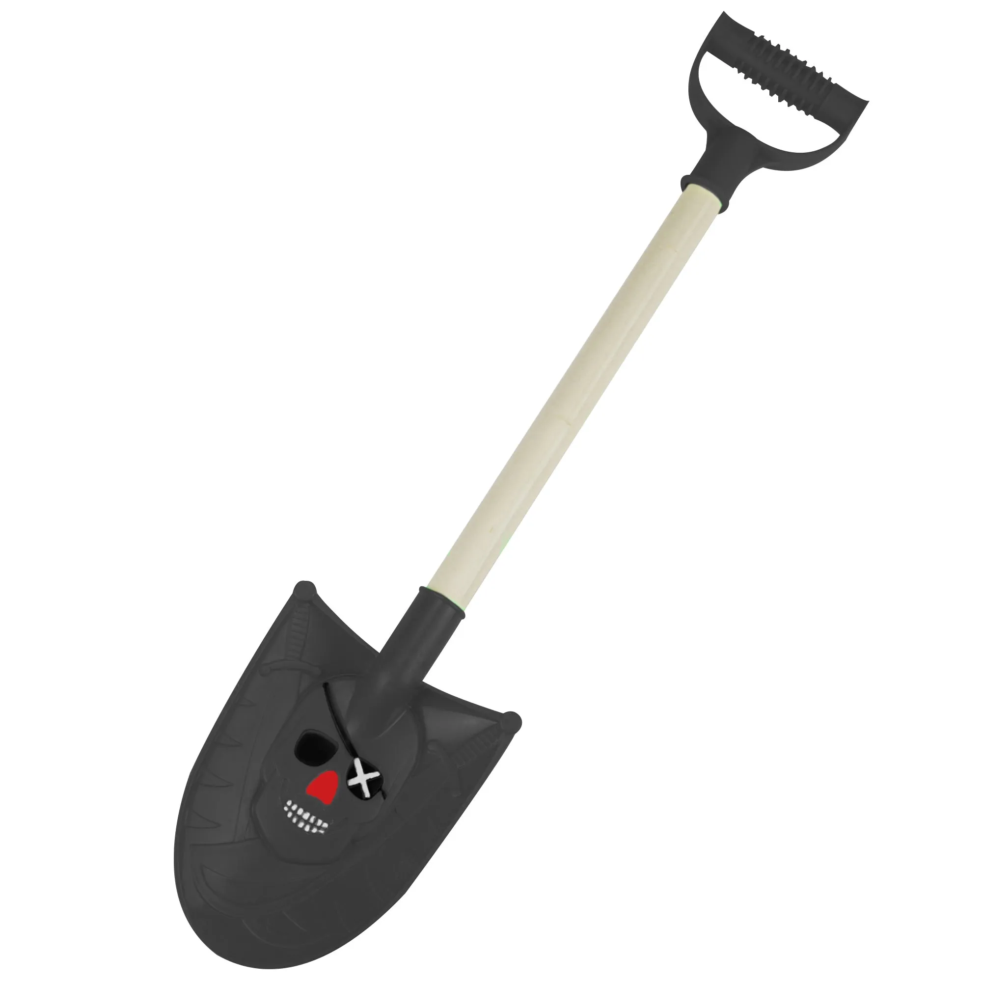 Beach Shovel With Wood Handle, Pirate- Small