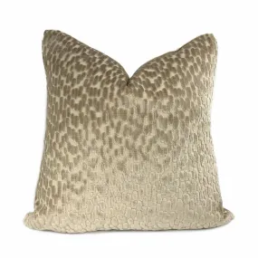 Bellini Sahara Sands Cut Velvet Dots Pillow Cover