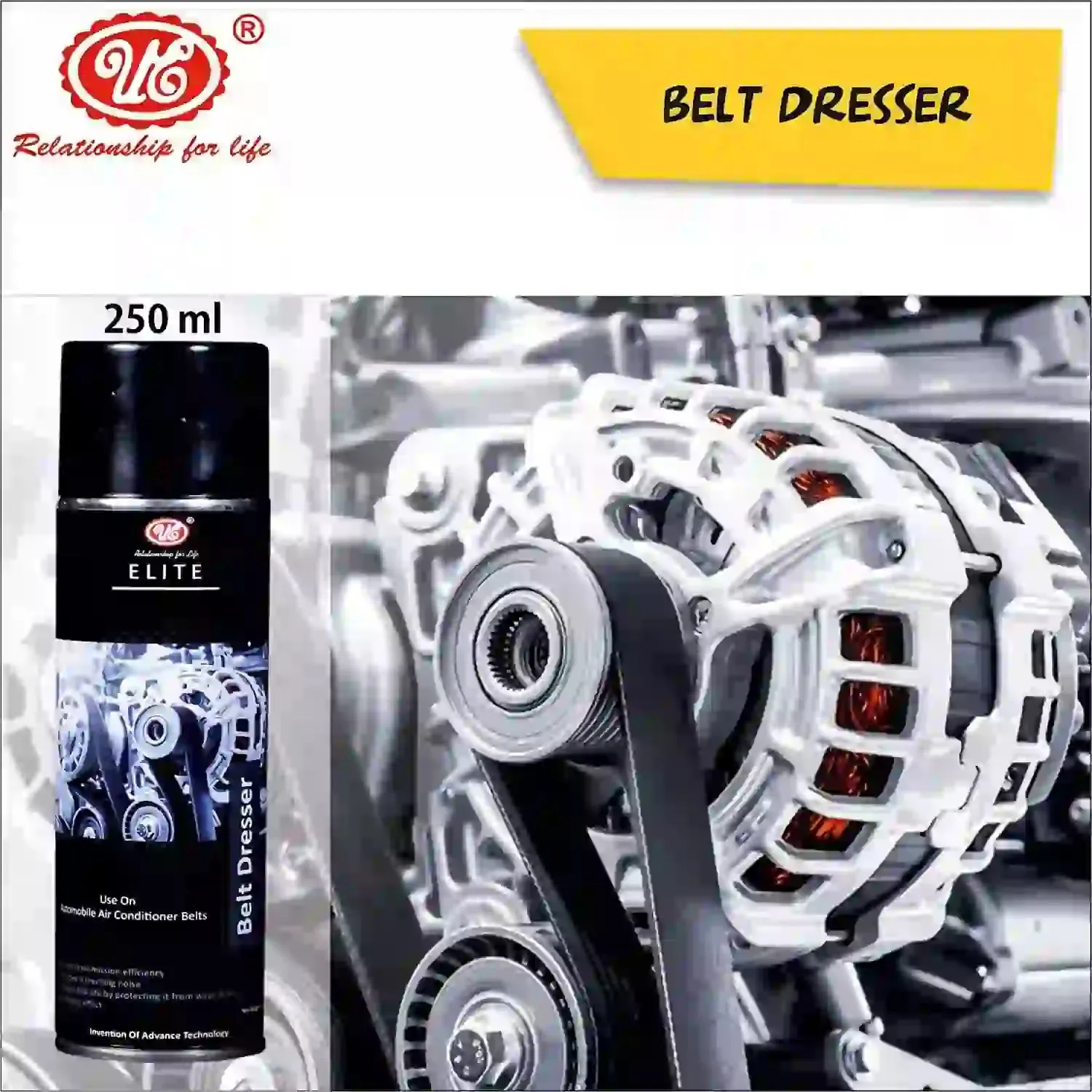 Belt Dressing Spray | Provide Lubrication On Types Of Belts Of Vehicle