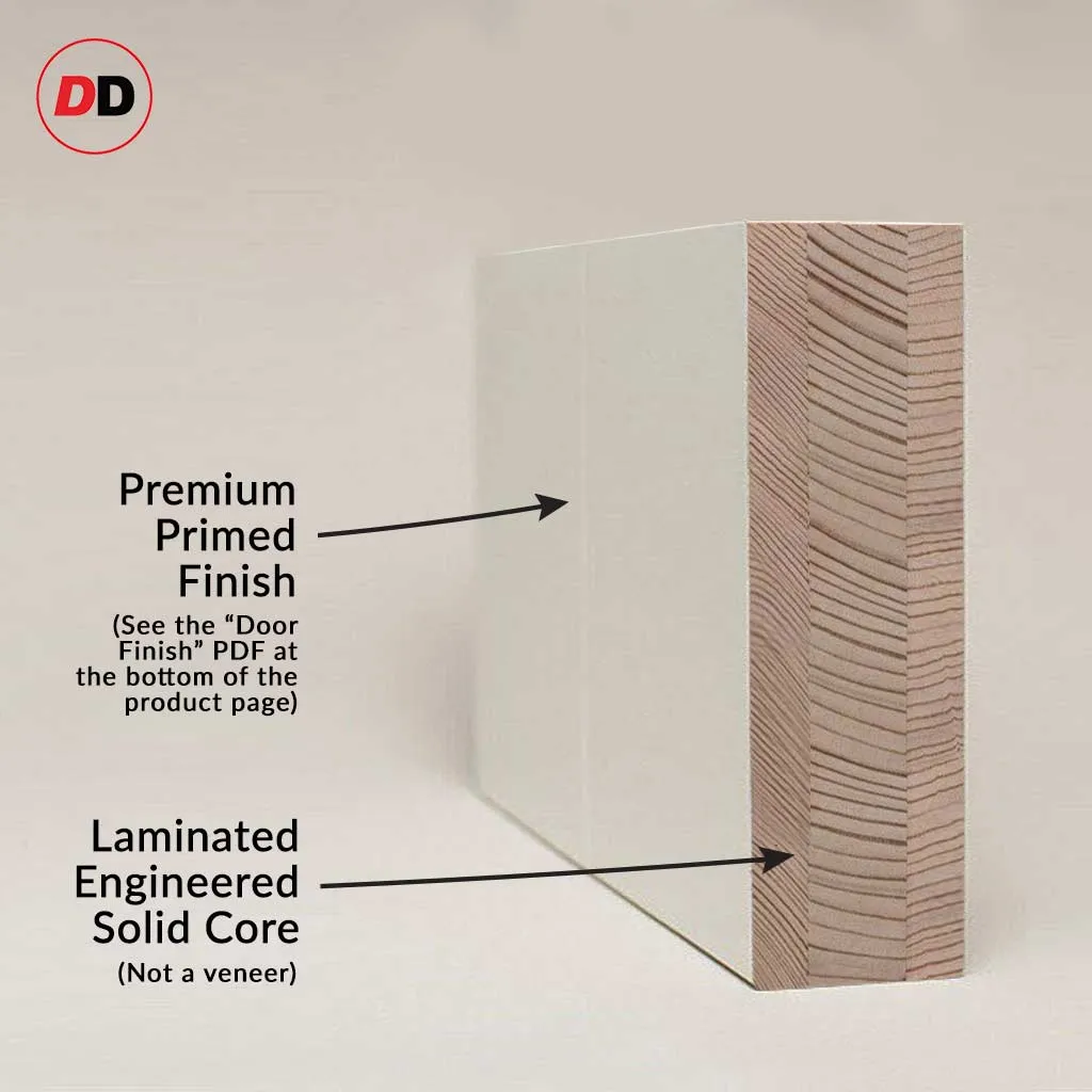 Bespoke Handmade Eco-Urban® Colorado 6 Panel Double Absolute Evokit Pocket Door DD6436 - Colour Options