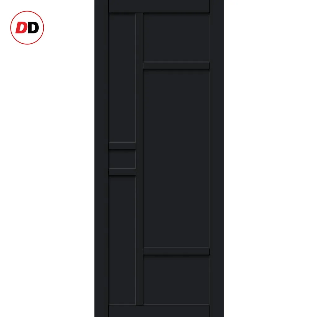 Bespoke Handmade Eco-Urban® Isla 6 Panel Double Absolute Evokit Pocket Door DD6429 - Colour Options