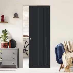 Bespoke Handmade Eco-Urban® Skye 4 Panel Single Absolute Evokit Pocket Door DD6435 - Colour Options