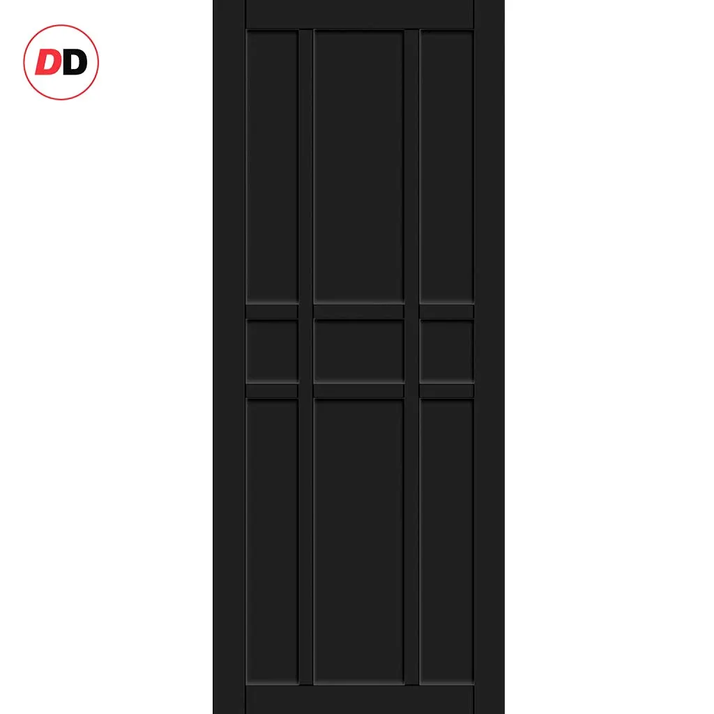 Bespoke Handmade Eco-Urban® Tromso 9 Panel Double Evokit Pocket Door DD6402 - Colour Options