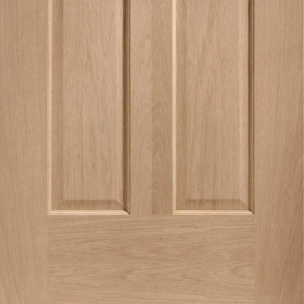 Bespoke Malton Oak Glazed 2 Door Maximal Wardrobe and Frame Kit