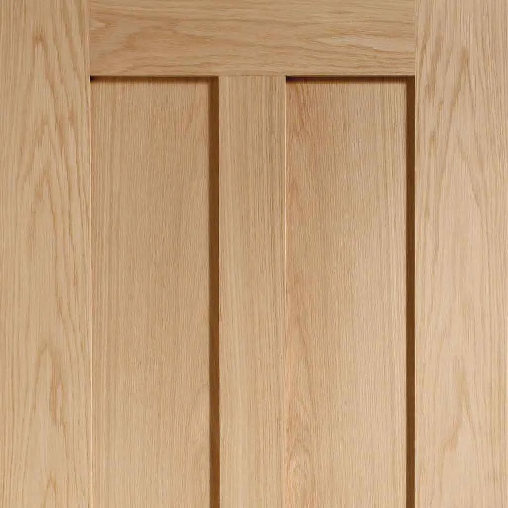 Bespoke Pass-Easi Novara Oak 2 Panel - 4 Sliding Doors and Frame Kit