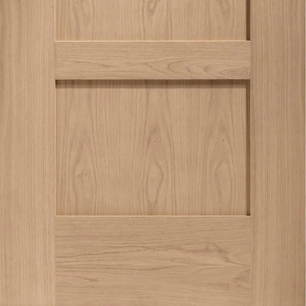 Bespoke Pass-Easi Shaker Oak 4 Panel - 2 Sliding Doors and Frame Kit