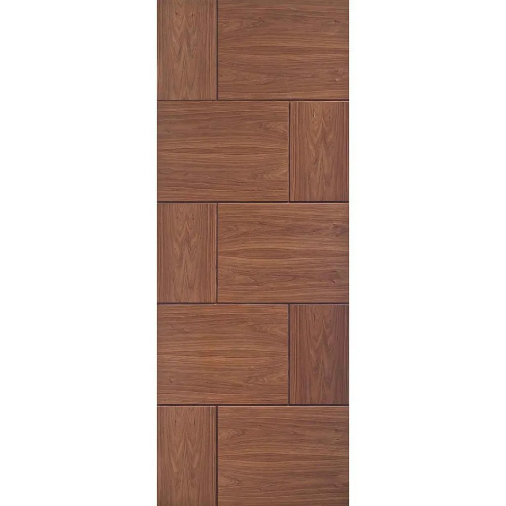 Bespoke Ravenna Walnut Flush Single Pocket Door - Prefinished