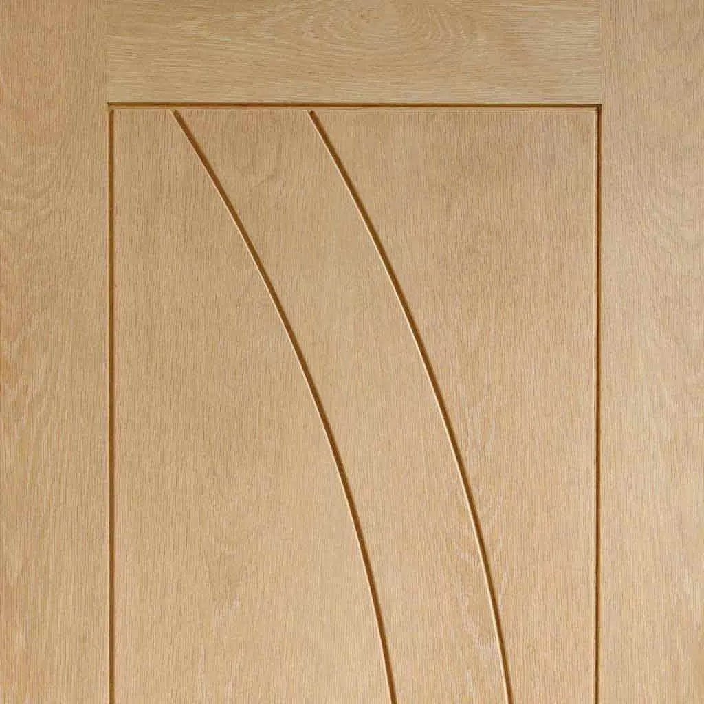 Bespoke Salerno Oak Flush 4 Door Maximal Wardrobe and Frame Kit