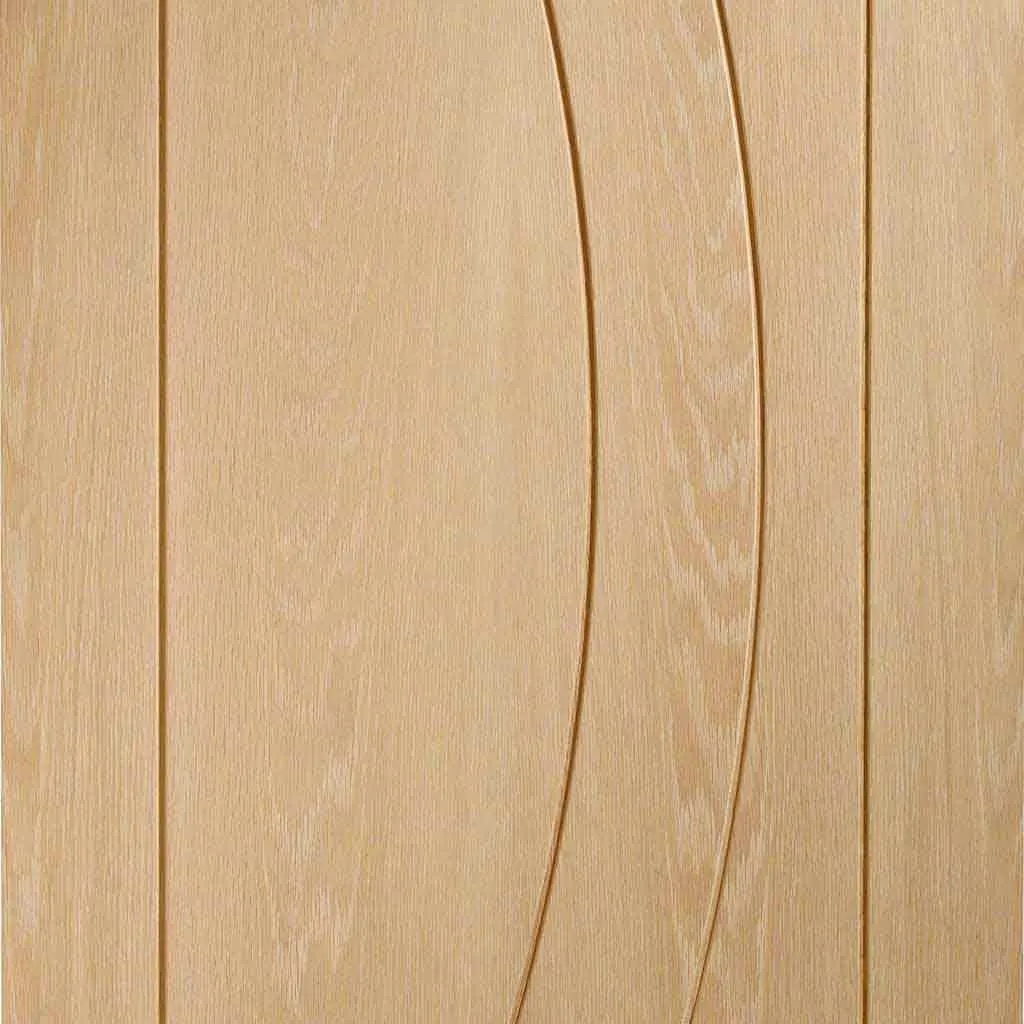 Bespoke Salerno Oak Flush 4 Door Maximal Wardrobe and Frame Kit