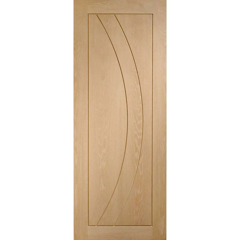 Bespoke Salerno Oak Flush 4 Door Maximal Wardrobe and Frame Kit