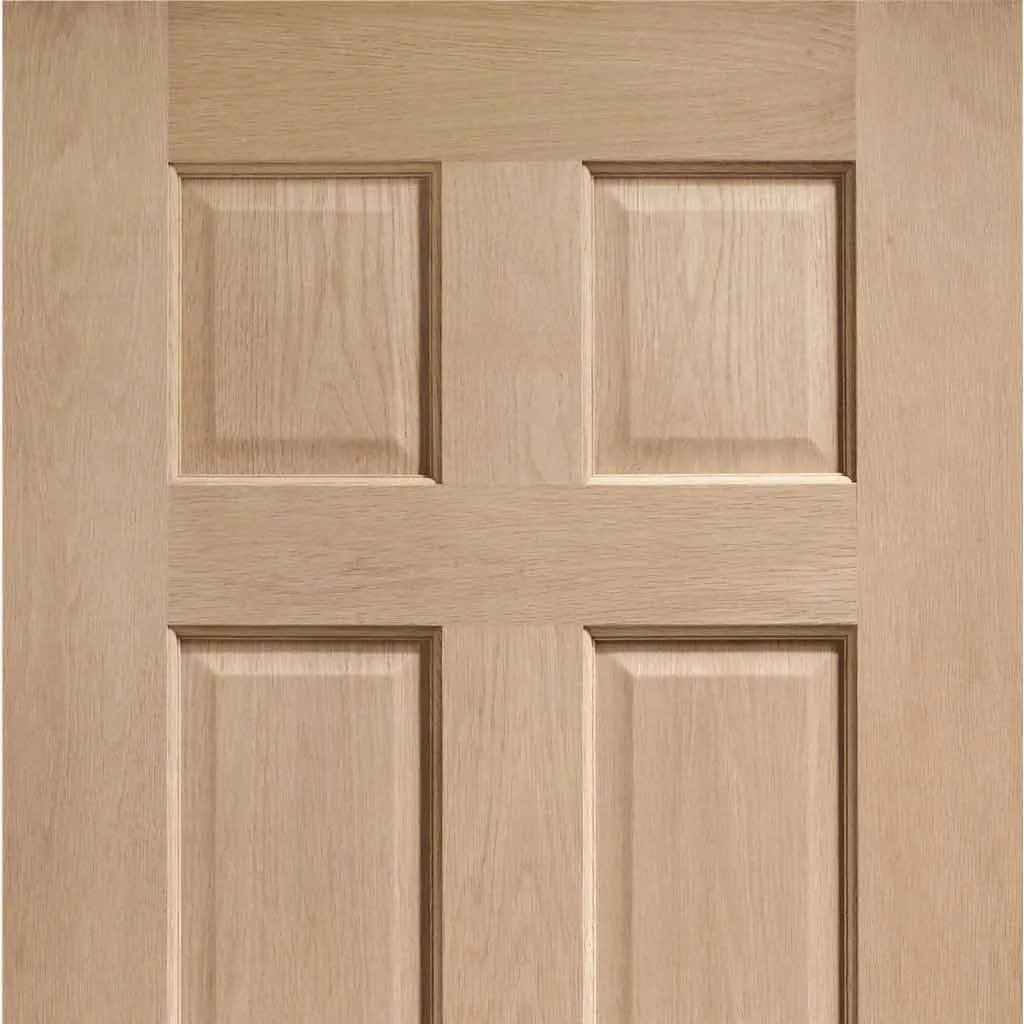 Bespoke Thrufold Colonial Oak 6 Panel Folding 3 1 Door - No Raised Mouldings