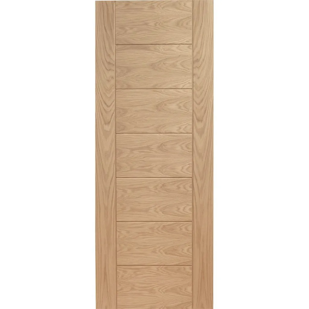 Bespoke Thrufold Palermo Oak Folding 2 0 Door - Panel Effect - Prefinished