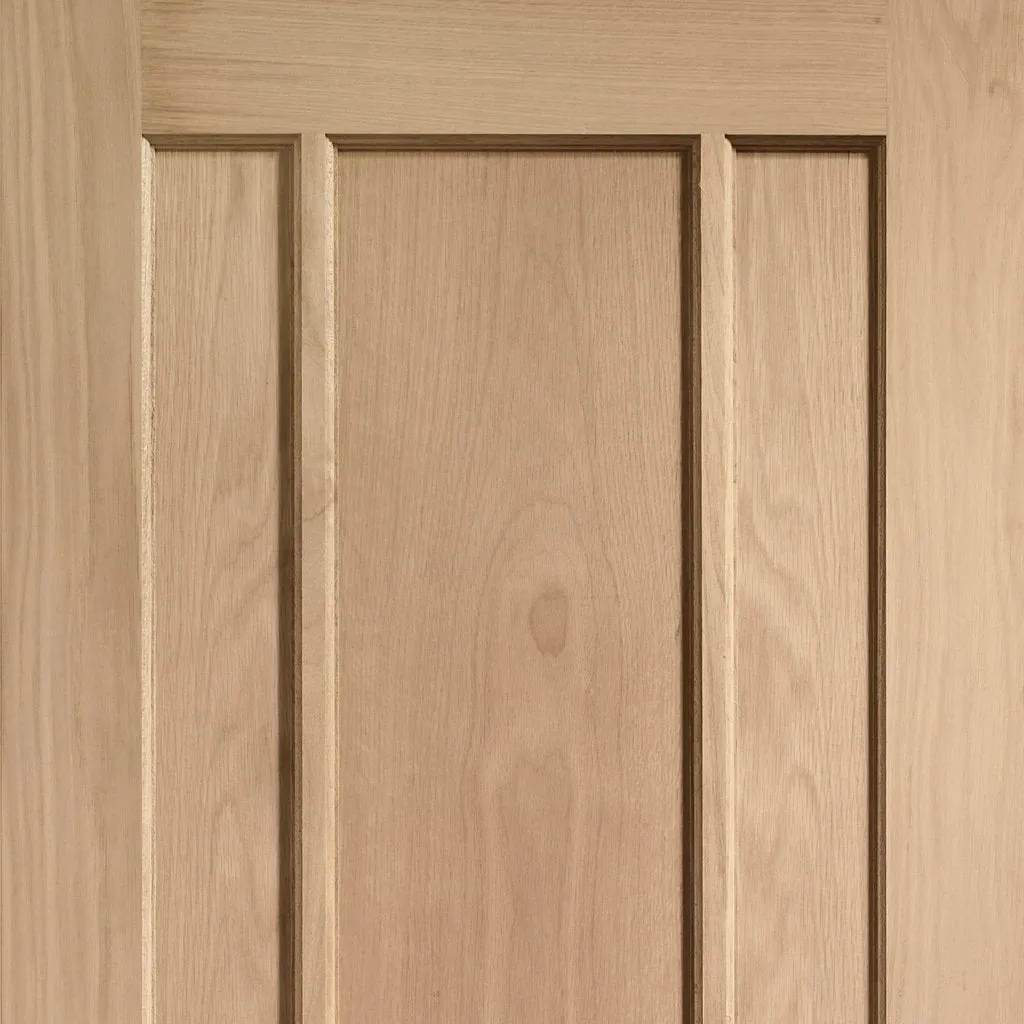 Bespoke Thrufold Worcester Oak 3 Panel Folding 2 0 Door - Prefinished