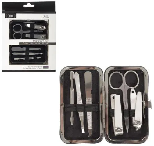 Bodico 7pcs Travel Manicure Set