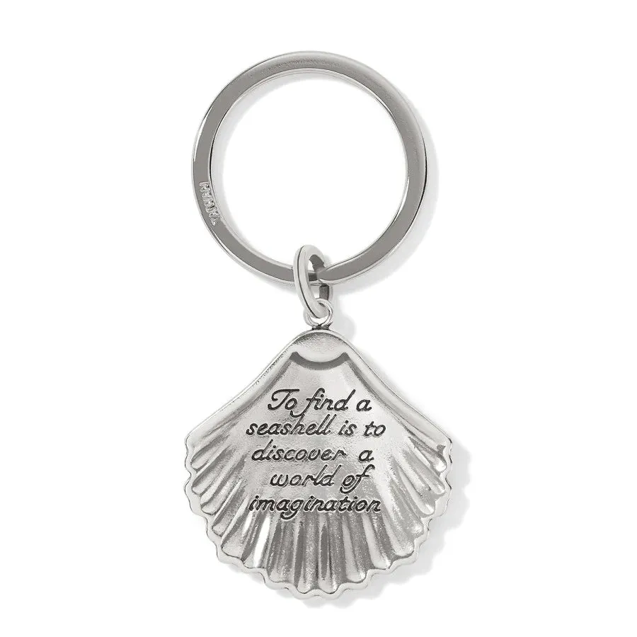 Brighton Silver Shells Key Fob