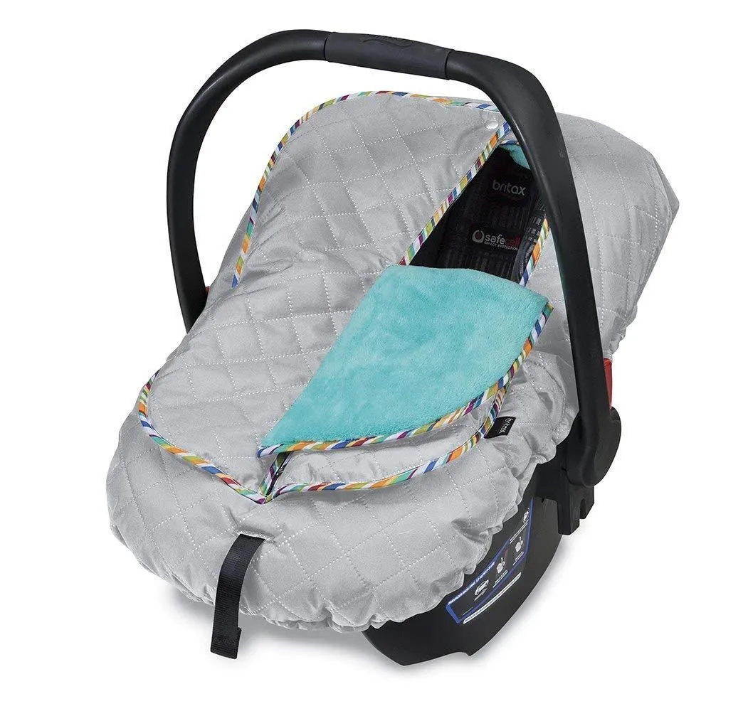 Britax B-Warm Insulated Infant Car Seat Cover In Arctic Splash