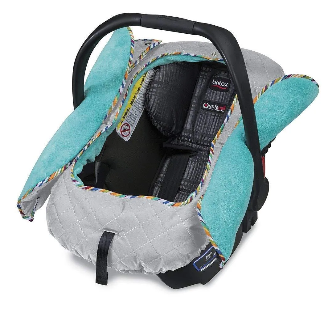 Britax B-Warm Insulated Infant Car Seat Cover In Arctic Splash