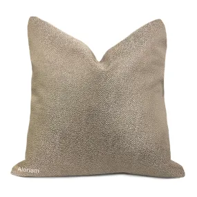 Candace Brown Pearly Micro Dots Pillow Cover