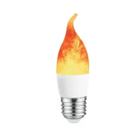 Candle Flame Tail LED 4 Watts E27 (Screw) Bulb